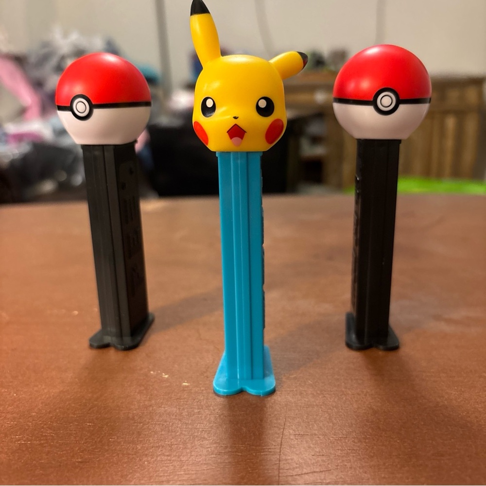 Set of 3 POKEMON Pez Dispensers – Collectible Toys with Pokémon Characters!